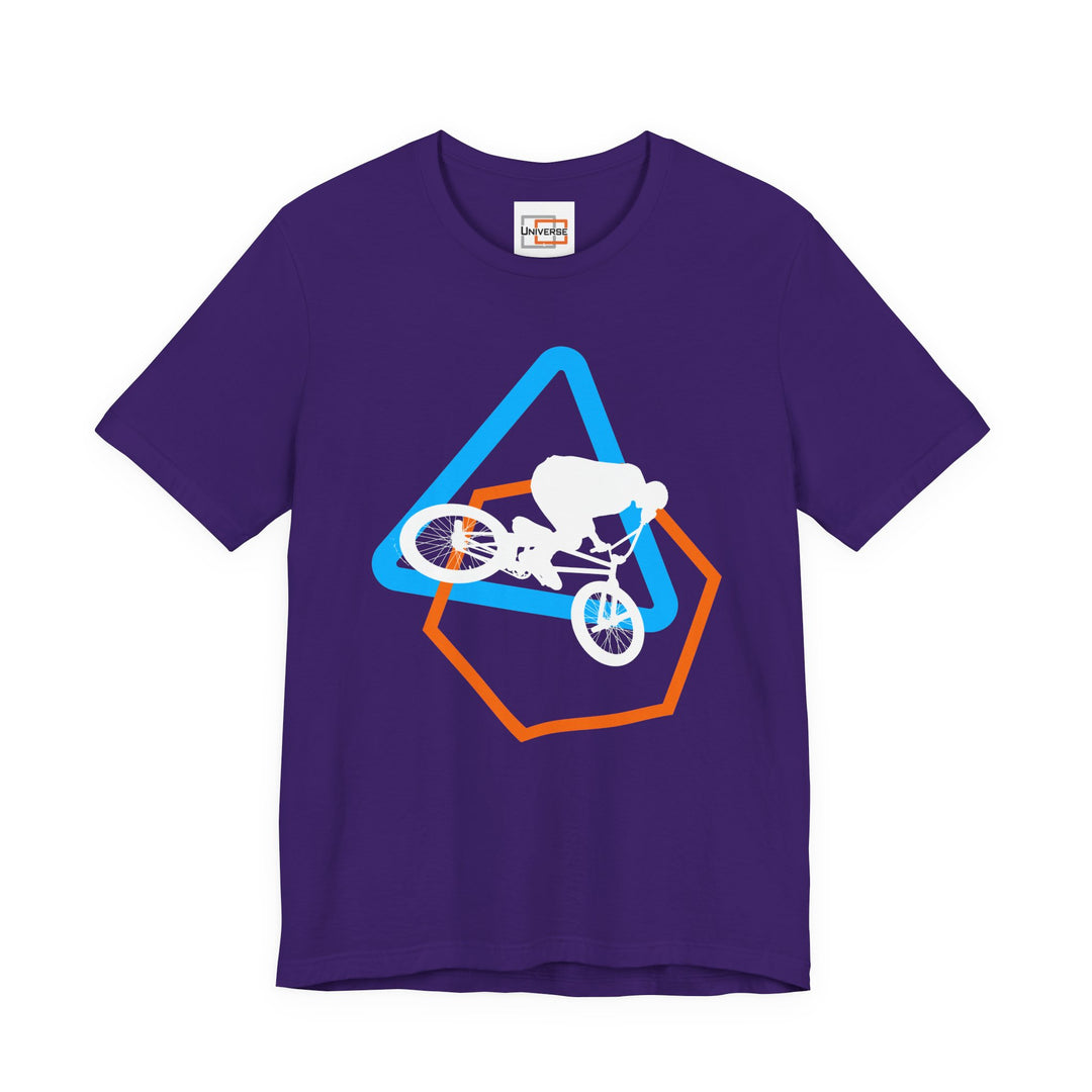 Minimal BMX Dark — Unisex Graphic Tee | Universe
