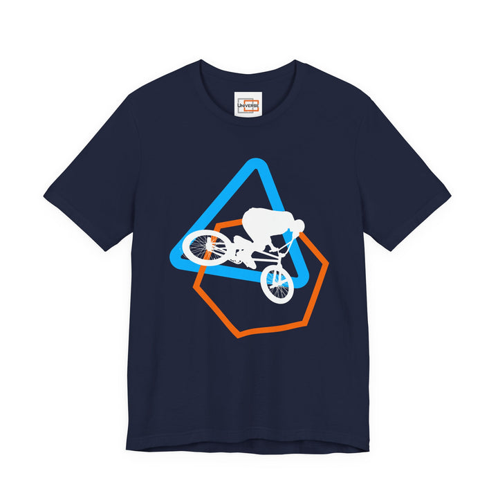 Minimal BMX Dark — Unisex Graphic Tee | Universe