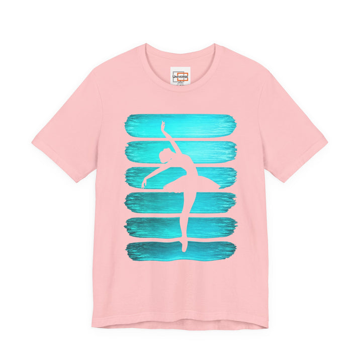 Vintage Ballerina Stripes — Unisex Graphic Tee | Universe
