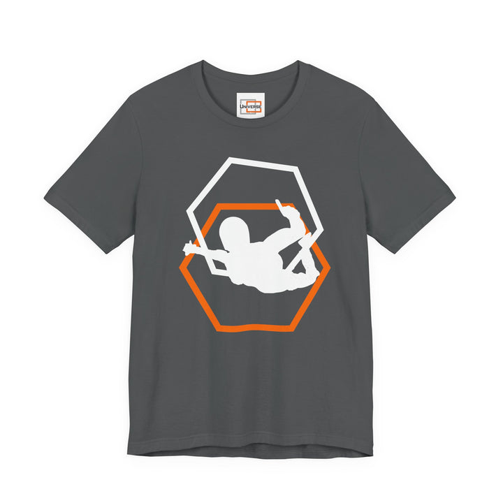 Minimal Skydiver Dark — Unisex Graphic Tee | Universe