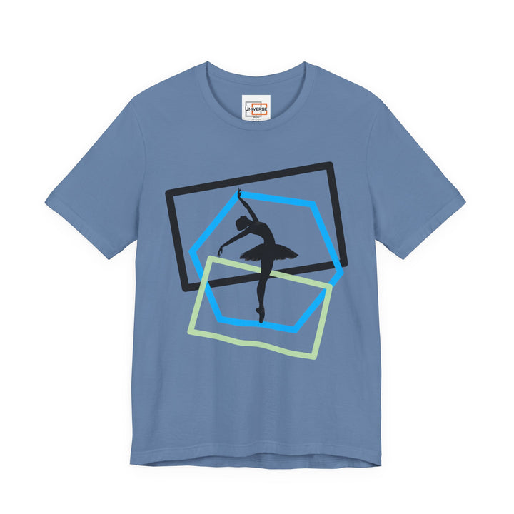 Minimal Ballerina Light — Unisex Graphic Tee | Universe