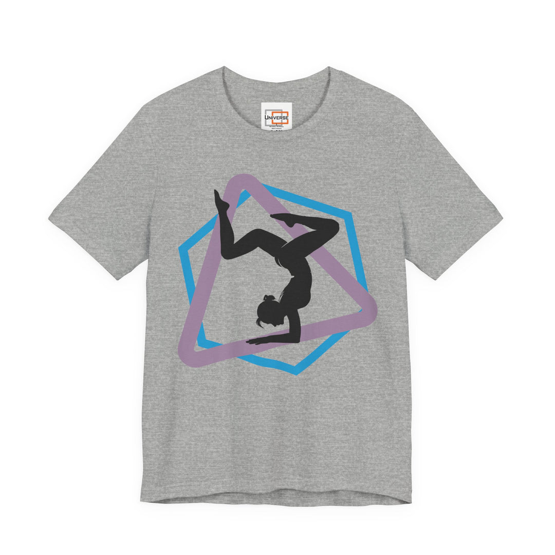 Minimal Yoga Light — Unisex Graphic Tee | Universe