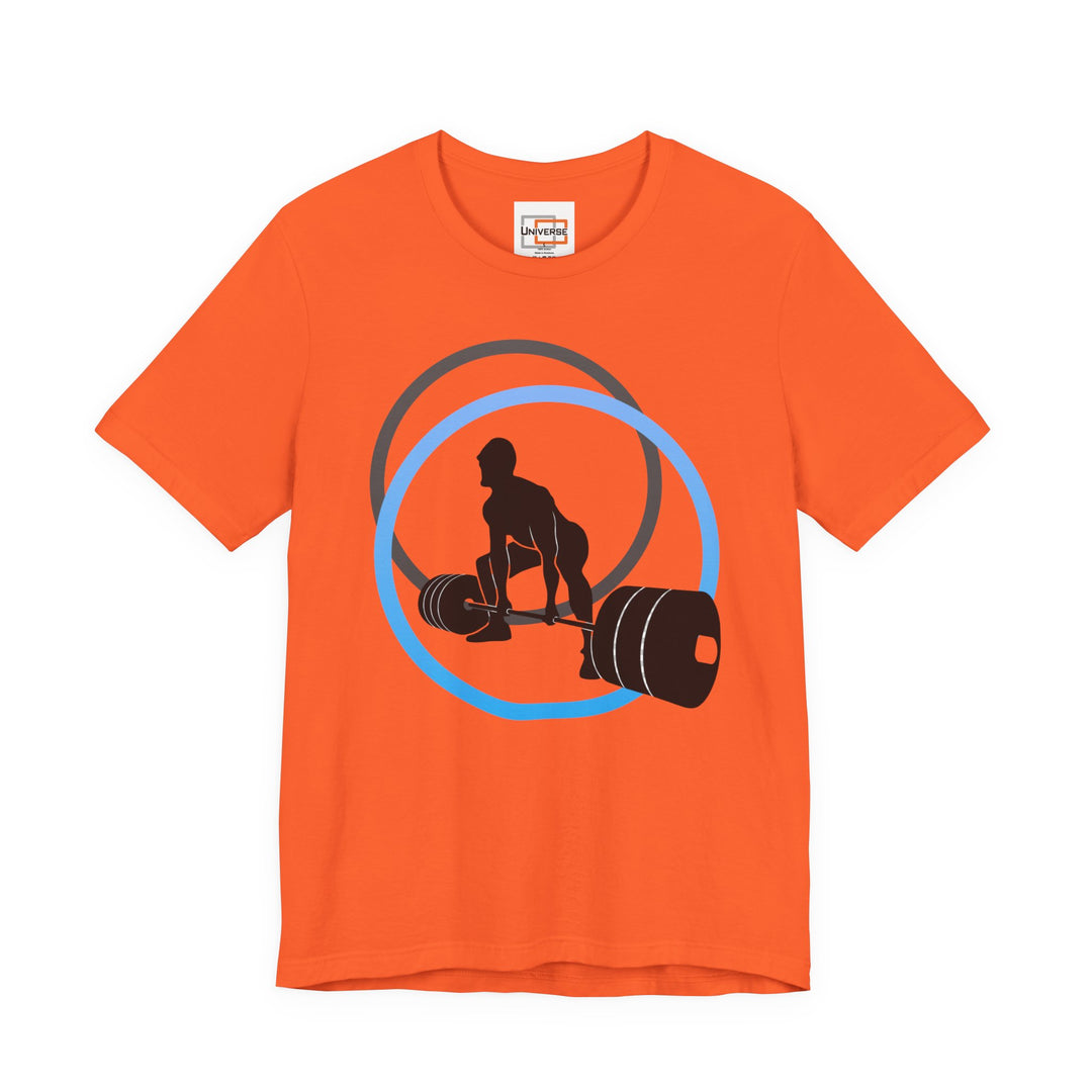 Minimal Deadlift Light — Unisex Graphic Tee | Universe