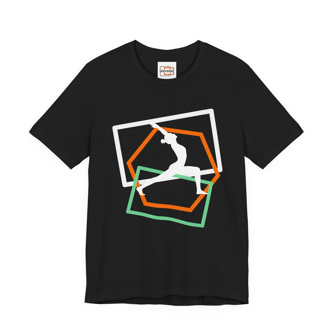 Minimal Yoga Dark — Unisex Graphic Tee | Universe