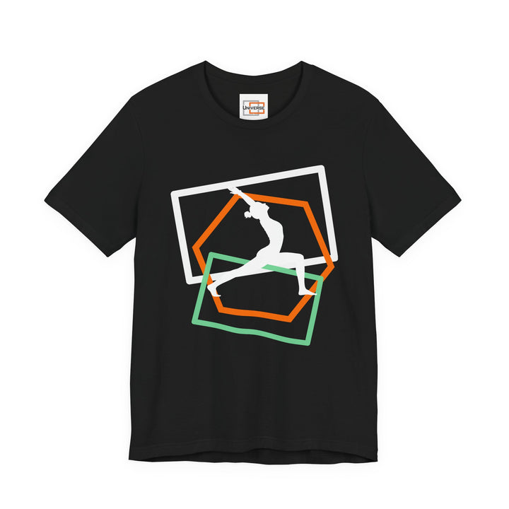 Minimal Yoga Dark — Unisex Graphic Tee | Universe