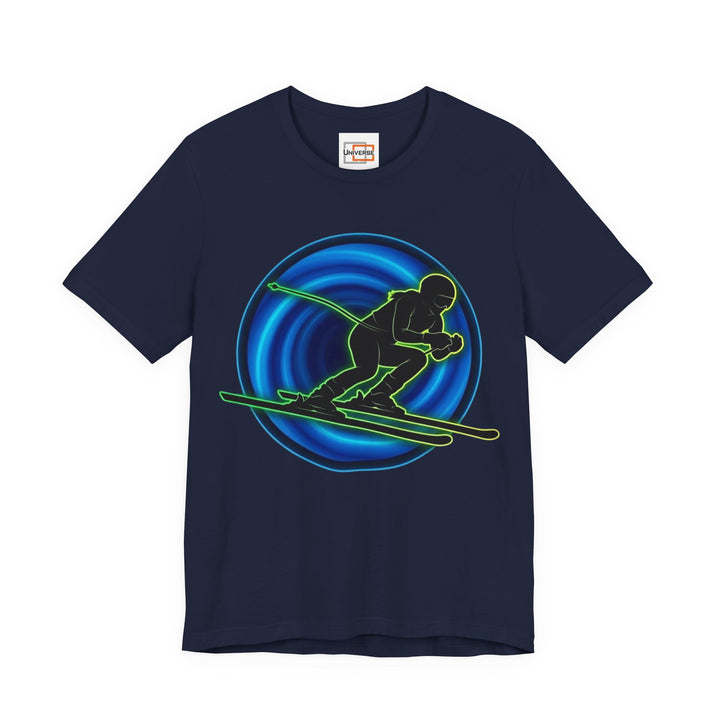 Neon Slalom Vortex— Unisex Graphic Tee | Universe