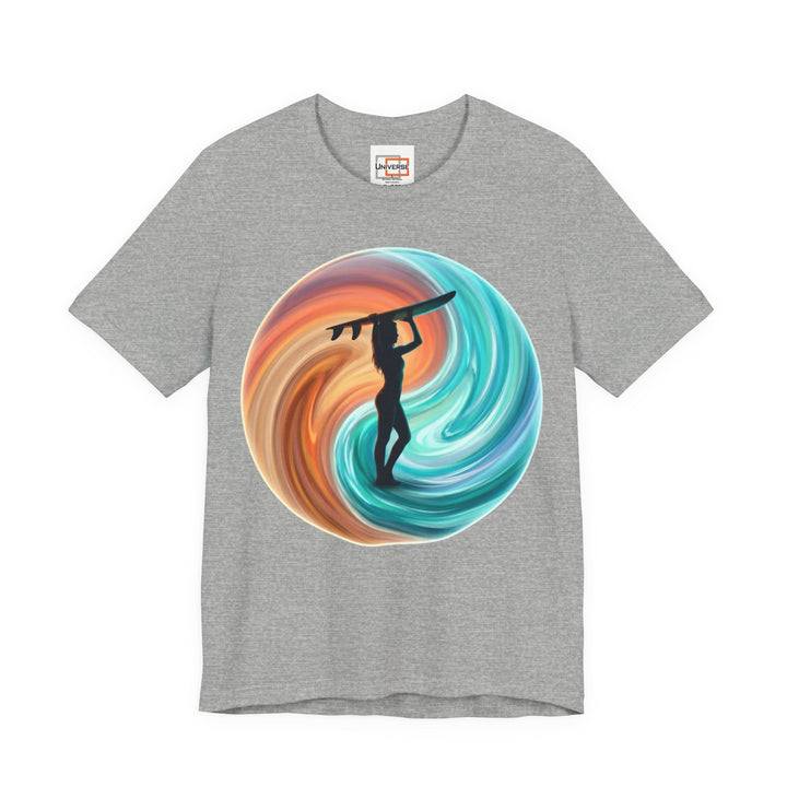 Surf Yin Yang Vortex — Unisex Graphic Tee | Universe