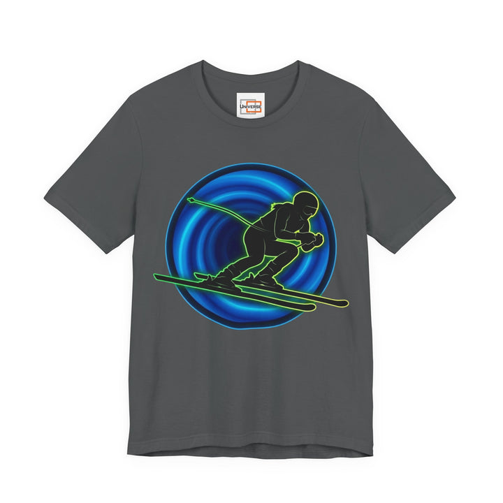 Neon Slalom Vortex— Unisex Graphic Tee | Universe