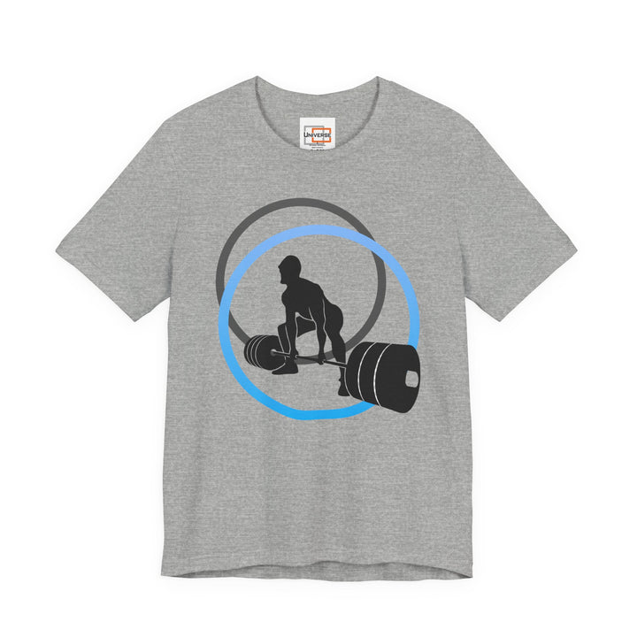 Minimal Deadlift Light — Unisex Graphic Tee | Universe