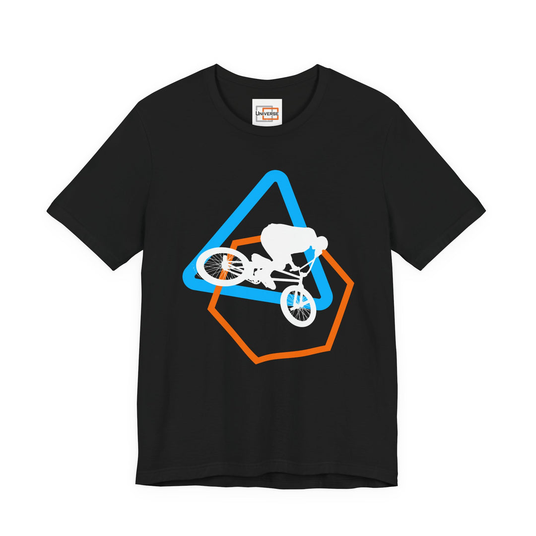 Minimal BMX Dark — Unisex Graphic Tee | Universe