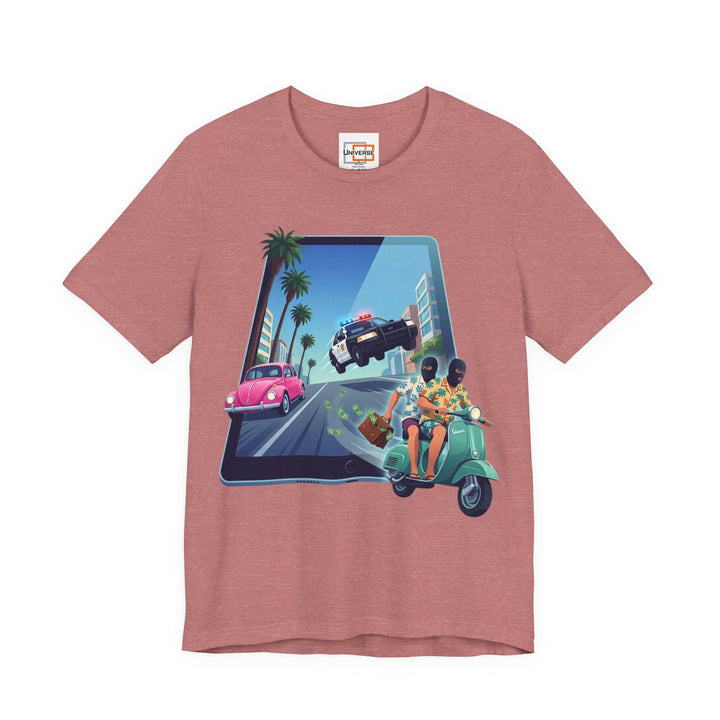 Vespa Heist Portal — Unisex Graphic Tee | Universe