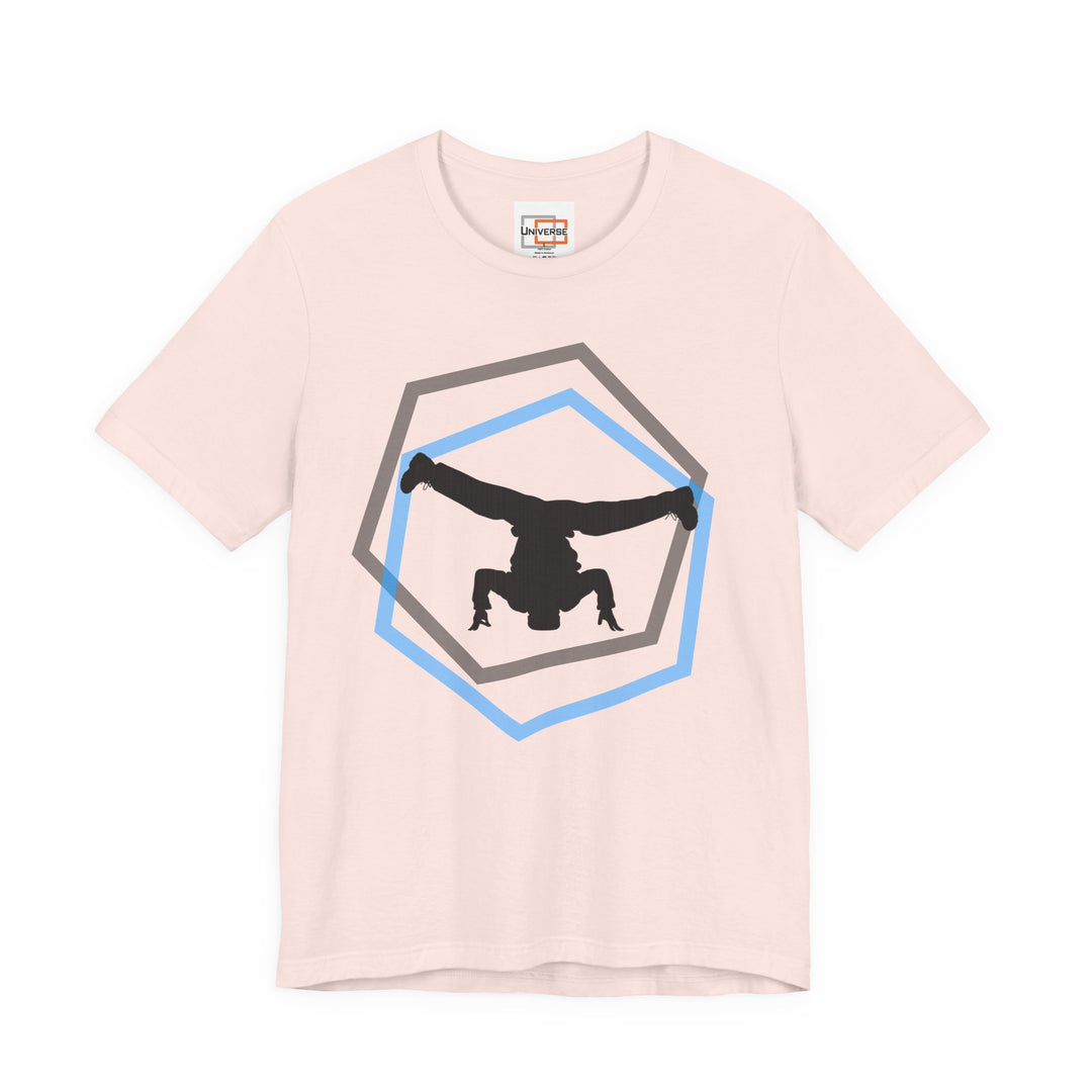 Minimal Breakdancer Light — Unisex Graphic Tee | Universe