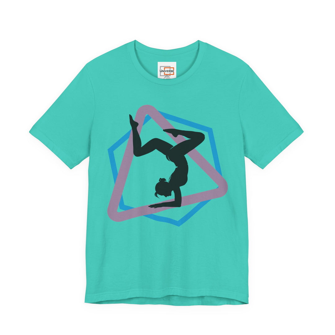 Minimal Yoga Light — Unisex Graphic Tee | Universe