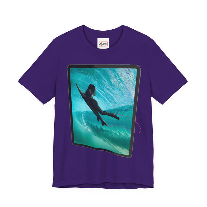 Duck Dive Portal— Unisex Graphic Tee | Universe
