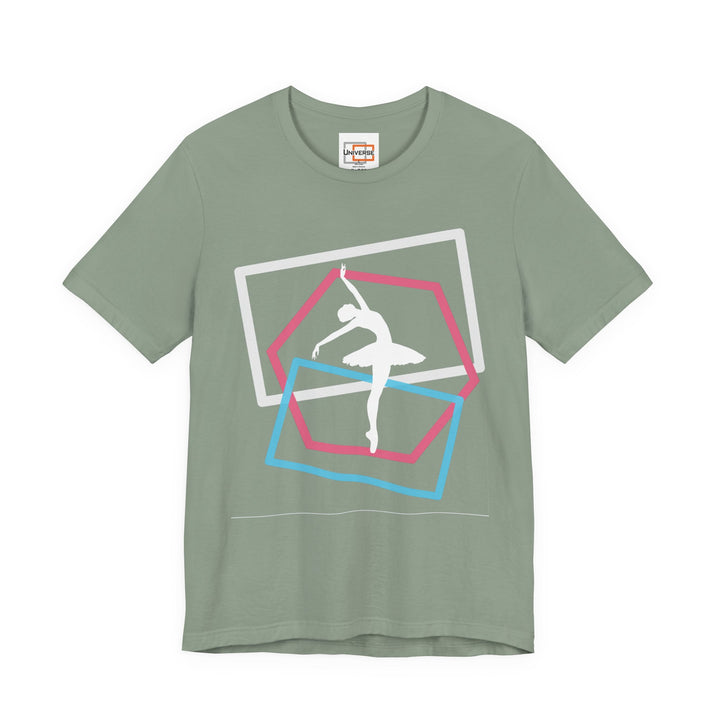 Minimal Ballerina Dark — Unisex Graphic Tee | Universe