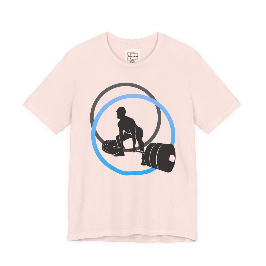 Minimal Deadlift Light — Unisex Graphic Tee | Universe