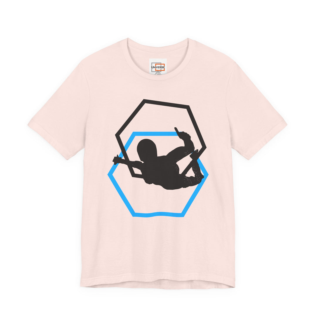 Minimal Skydiver Light — Unisex Graphic Tee | Universe