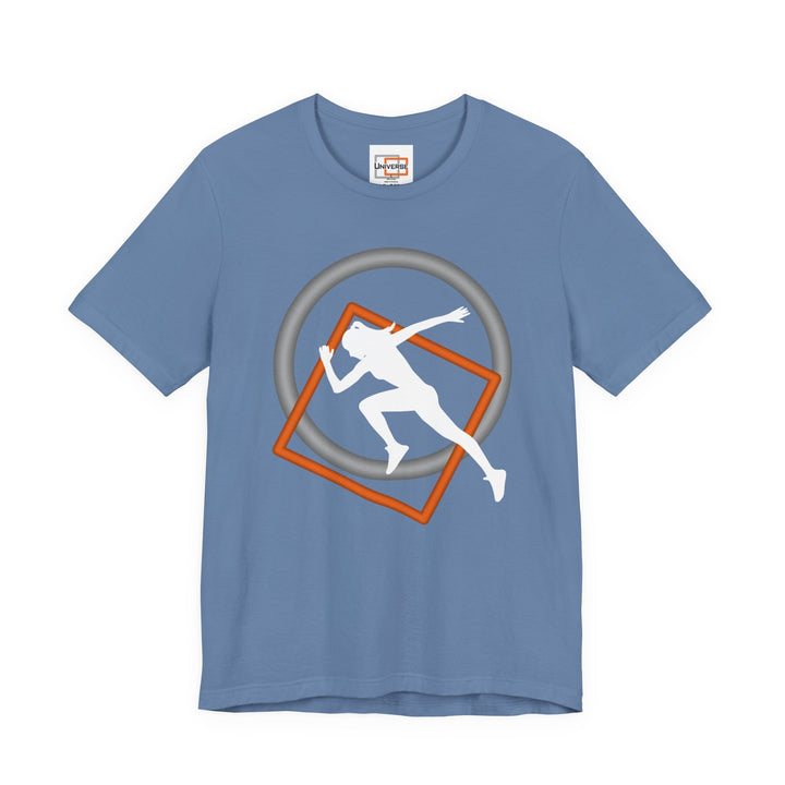 Minimal Sprinter Dark — Unisex Graphic Tee | Universe