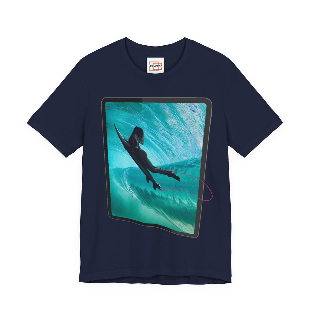 Duck Dive Portal— Unisex Graphic Tee | Universe