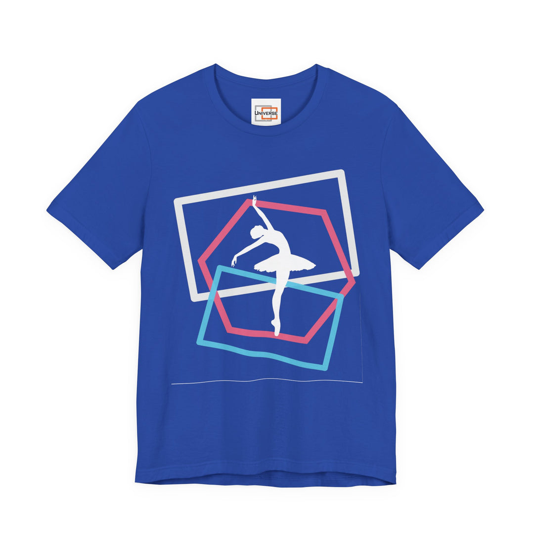 Minimal Ballerina Dark — Unisex Graphic Tee | Universe