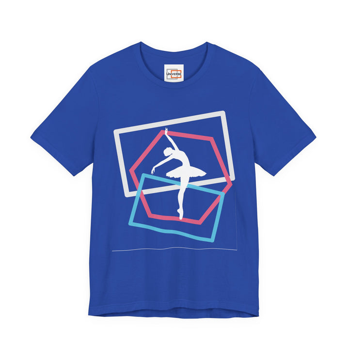 Minimal Ballerina Dark — Unisex Graphic Tee | Universe
