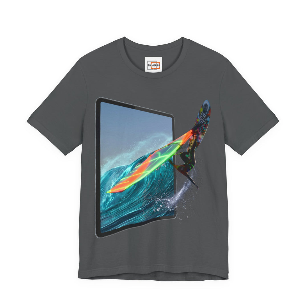 Neon Wave sailor Portal— Unisex Graphic Tee | Universe