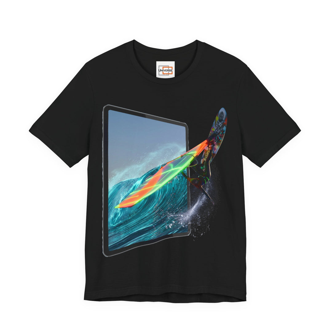 Neon Wave sailor Portal— Unisex Graphic Tee | Universe