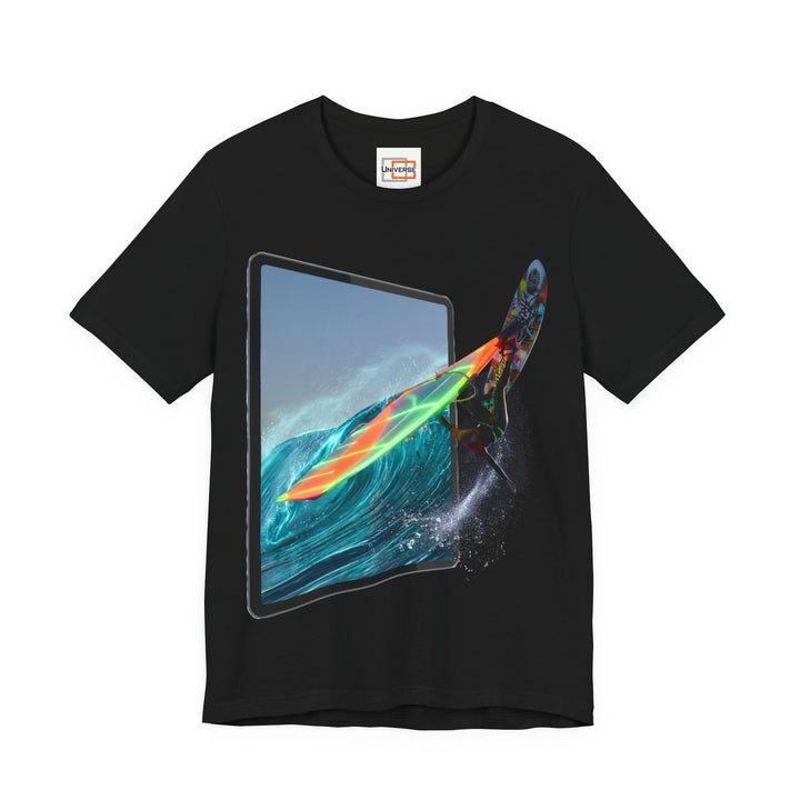 Neon Wave sailor Portal— Unisex Graphic Tee | Universe