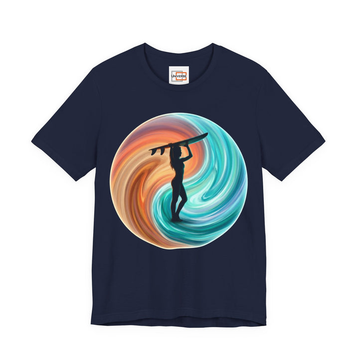 Surf Yin Yang Vortex — Unisex Graphic Tee | Universe