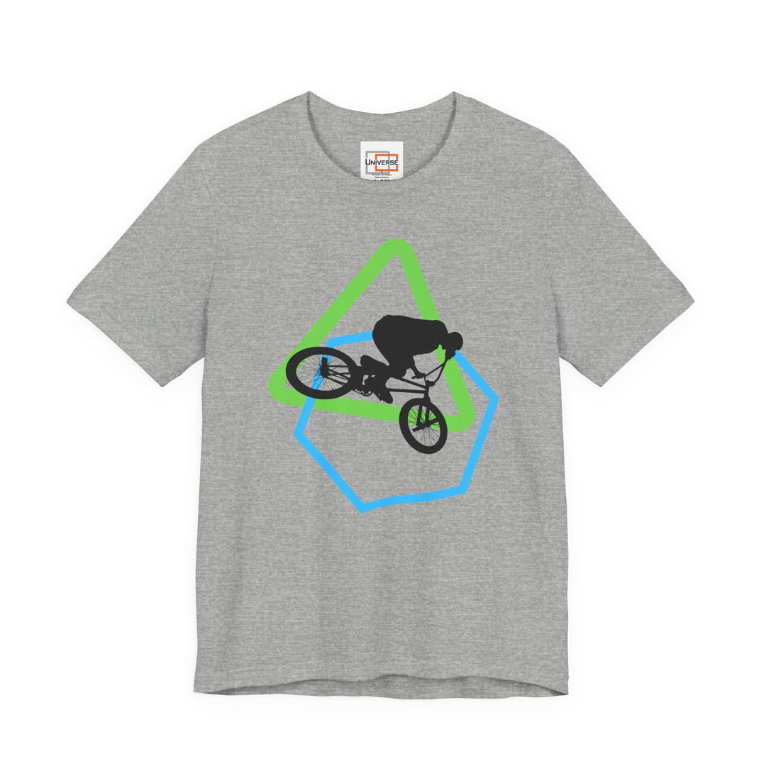 Minimal BMX Light — Unisex Graphic Tee | Universe