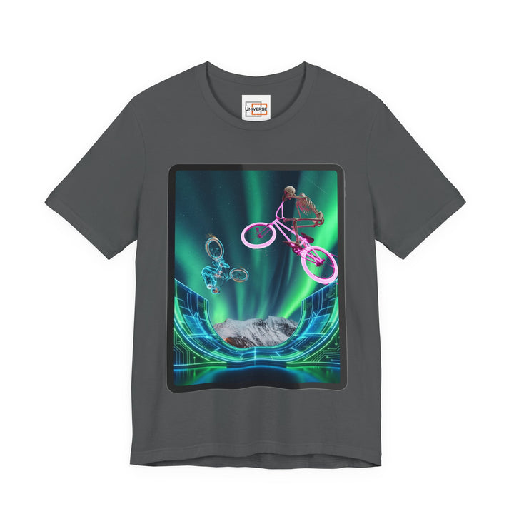 Aurora BMX Portal— Unisex Graphic Tee | Universe