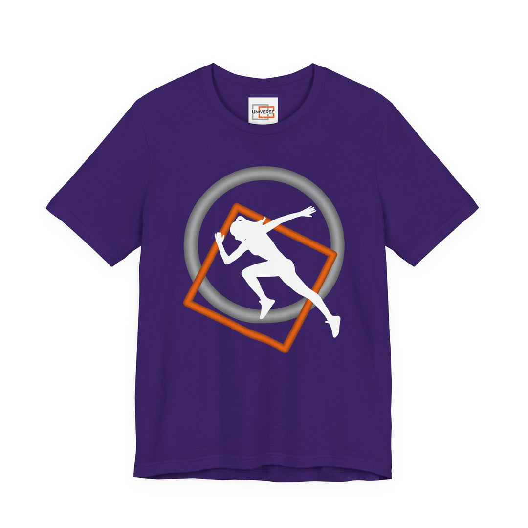 Minimal Sprinter Dark — Unisex Graphic Tee | Universe