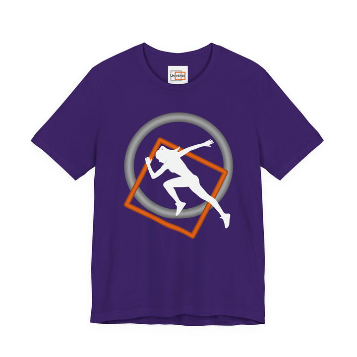 Minimal Sprinter Dark — Unisex Graphic Tee | Universe
