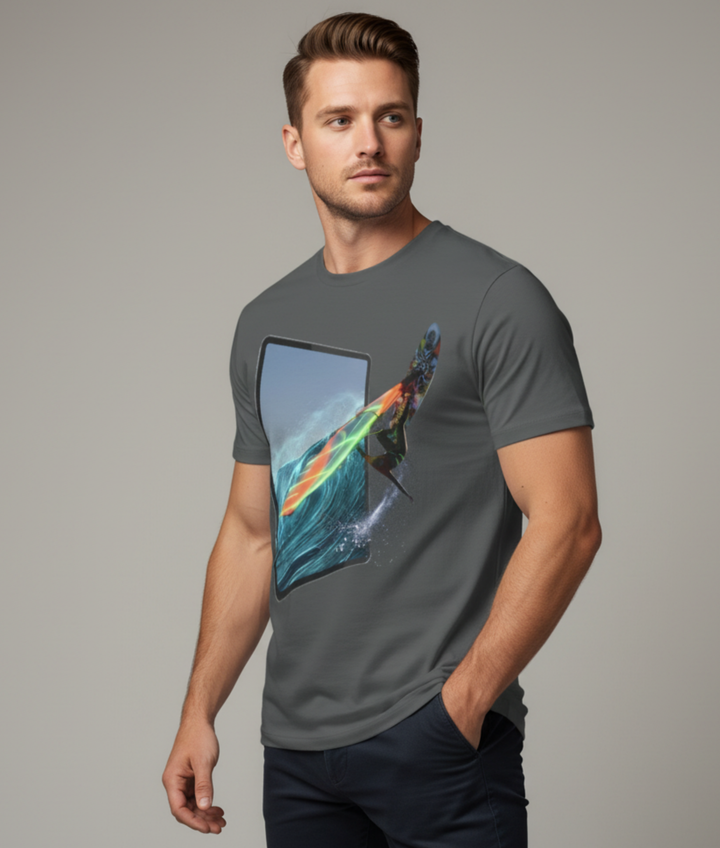Neon Wave sailor Portal— Unisex Graphic Tee | Universe