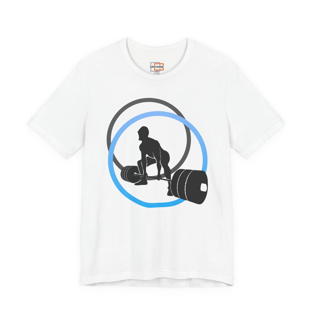 Minimal Deadlift Light — Unisex Graphic Tee | Universe