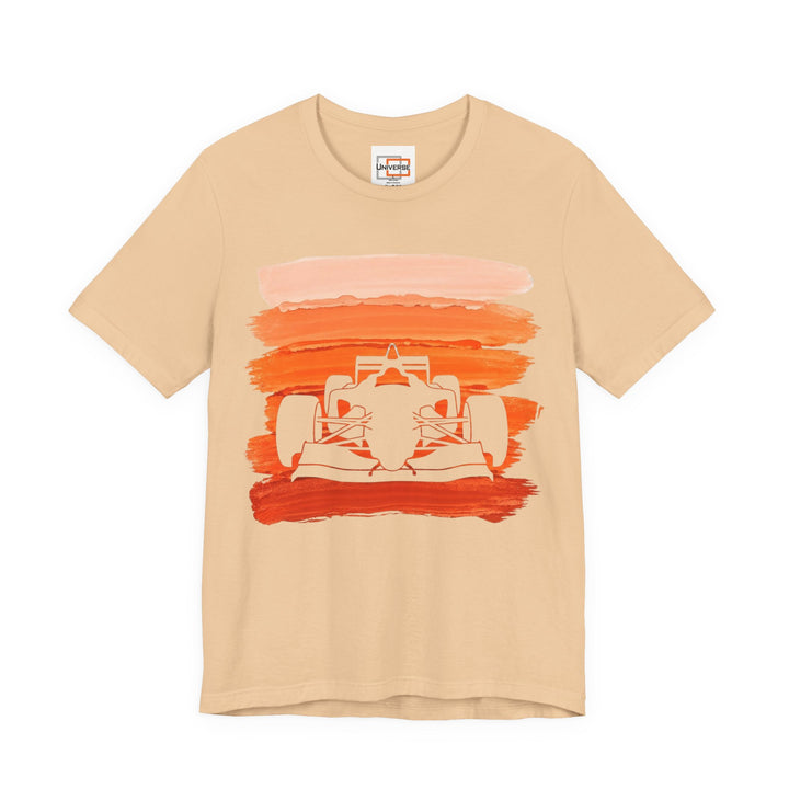 Vintage Formula Orange Stripes — Unisex Graphic Tee | Universe