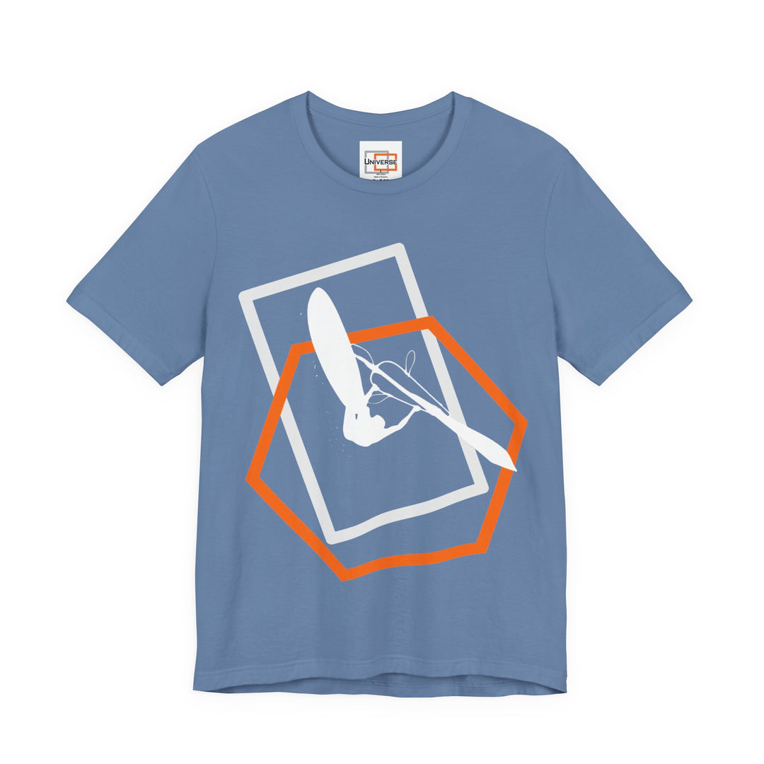 Minimal Windsurfer Dark — Unisex Graphic Tee | Universe