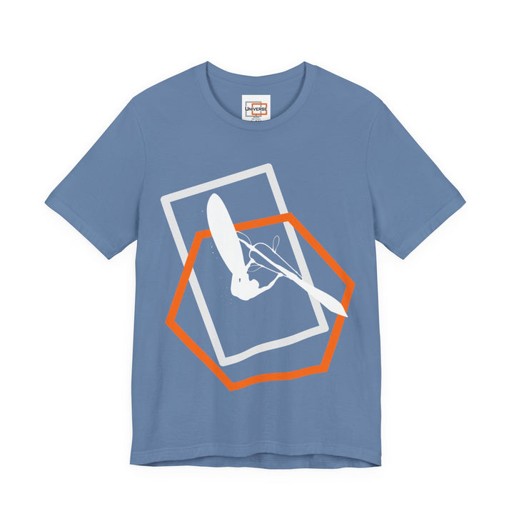 Minimal Windsurfer Dark — Unisex Graphic Tee | Universe