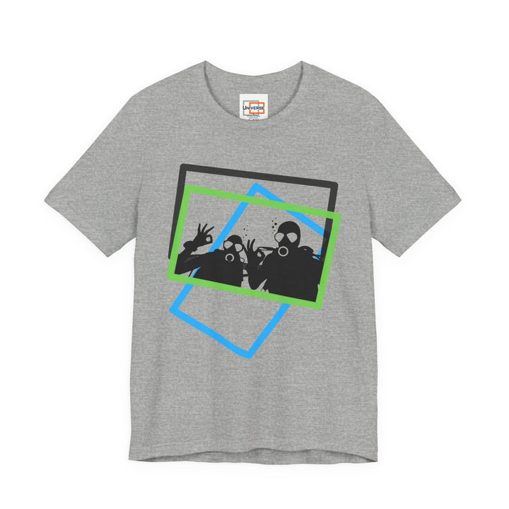 Minimal Scuba Duo Light — Unisex Graphic Tee | Universe