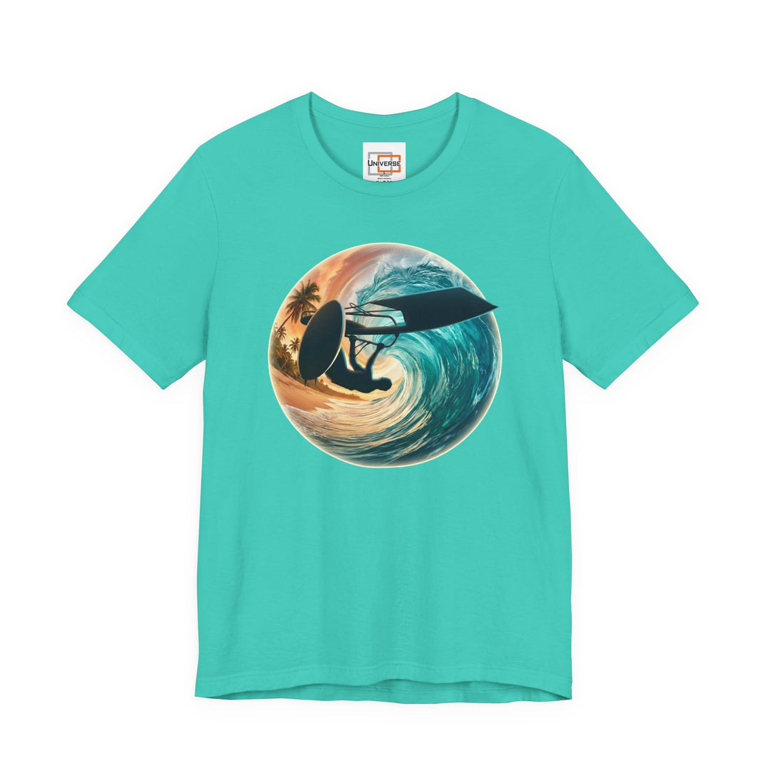 Windsurfer Wave Vortex — Unisex Graphic Tee | Universe