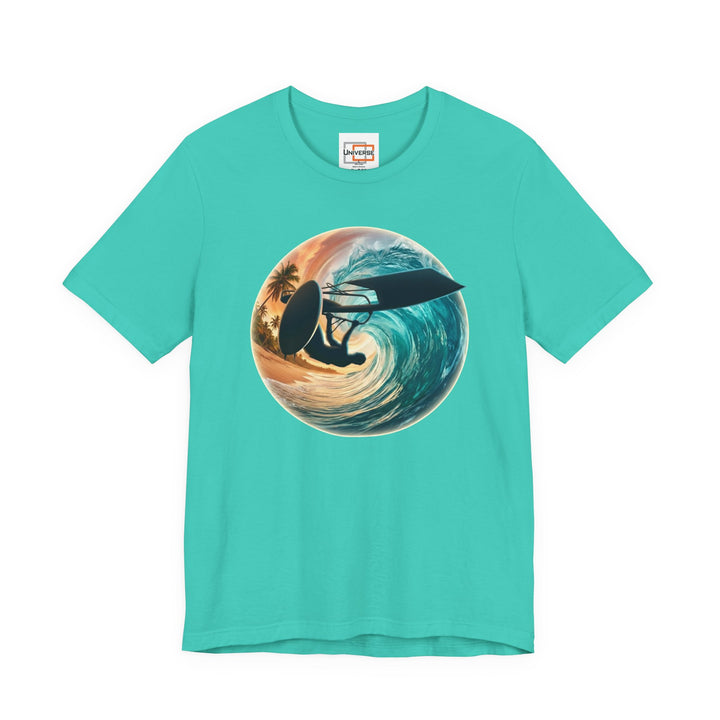 Windsurfer Wave Vortex — Unisex Graphic Tee | Universe