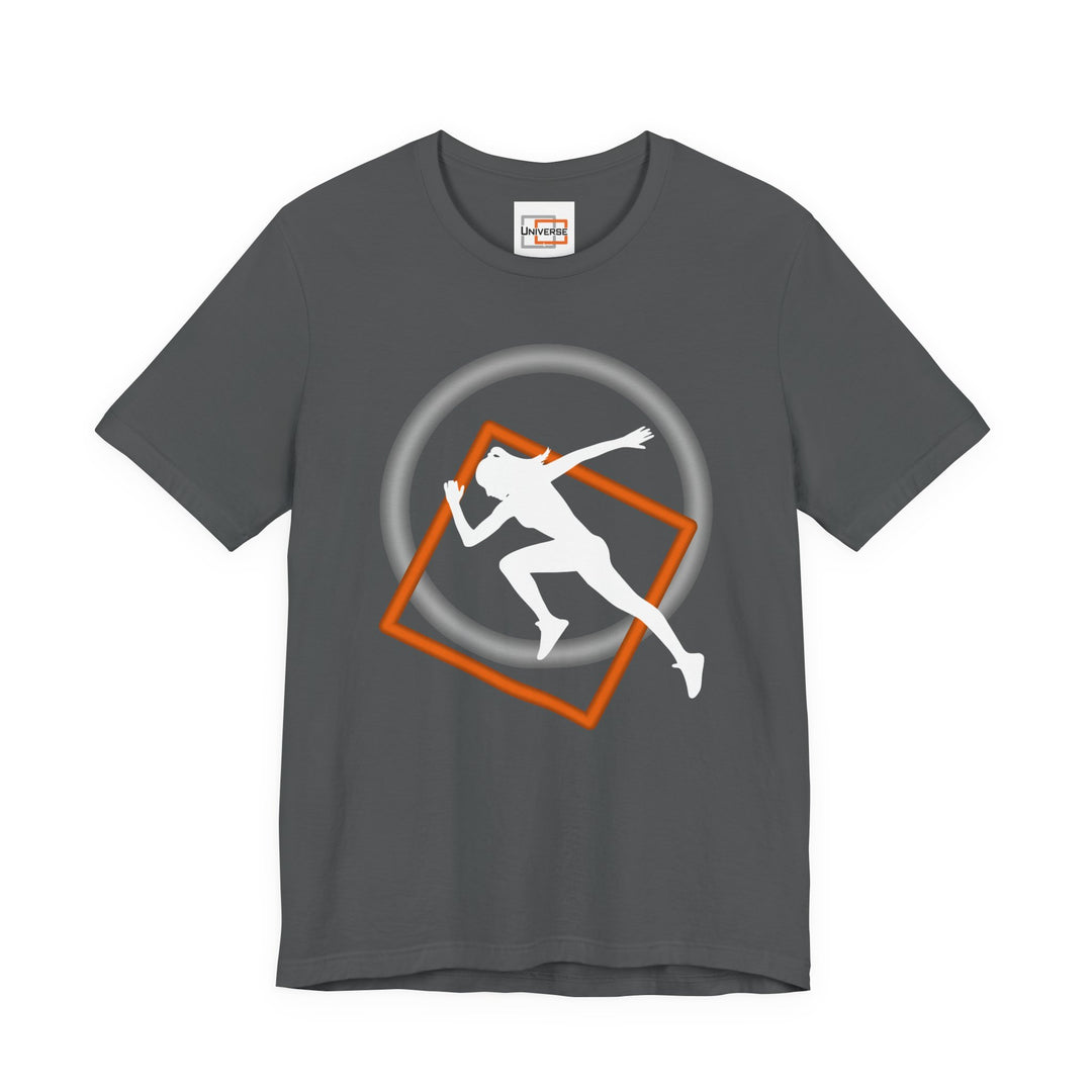 Minimal Sprinter Dark — Unisex Graphic Tee | Universe