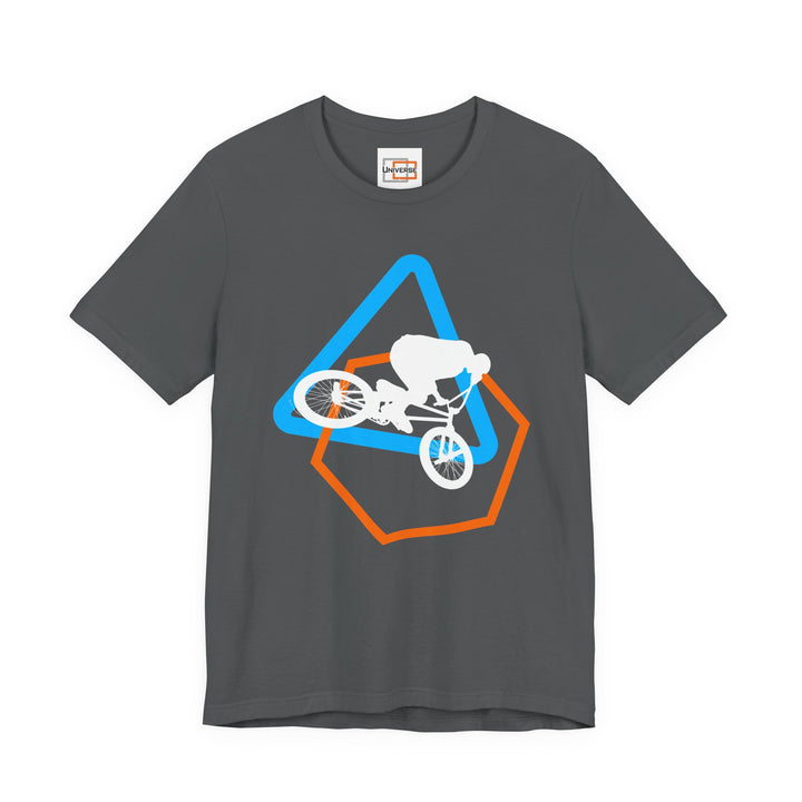 Minimal BMX Dark — Unisex Graphic Tee | Universe
