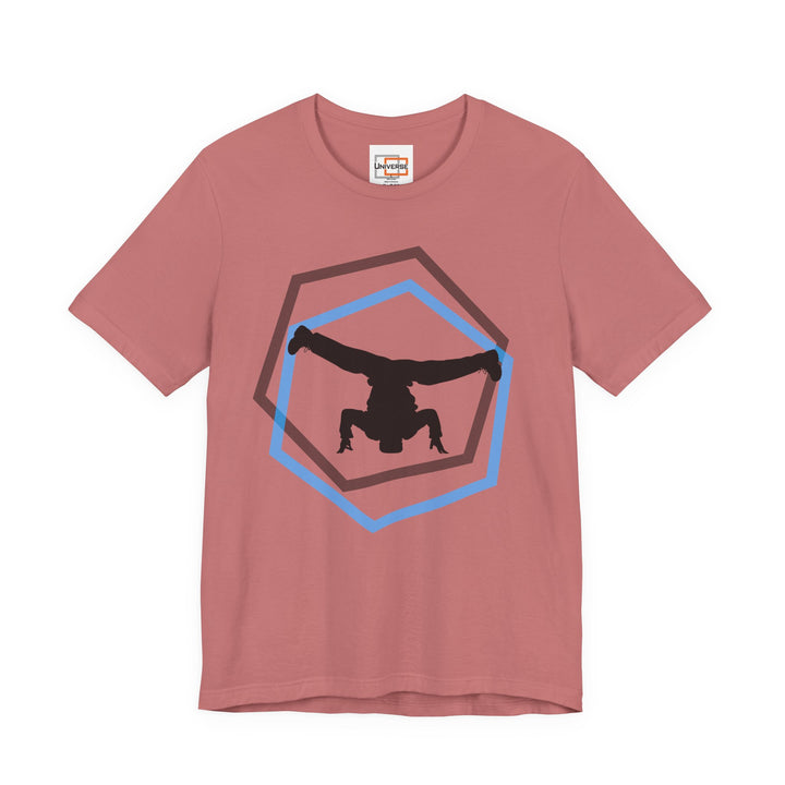 Minimal Breakdancer Light — Unisex Graphic Tee | Universe