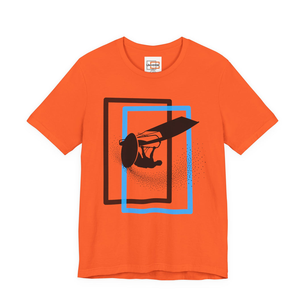 Minimal Windsurfer Light — Unisex Graphic Tee | Universe