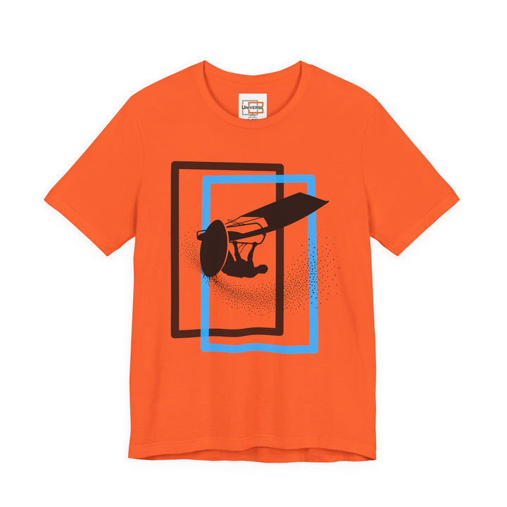 Minimal Windsurfer Light — Unisex Graphic Tee | Universe