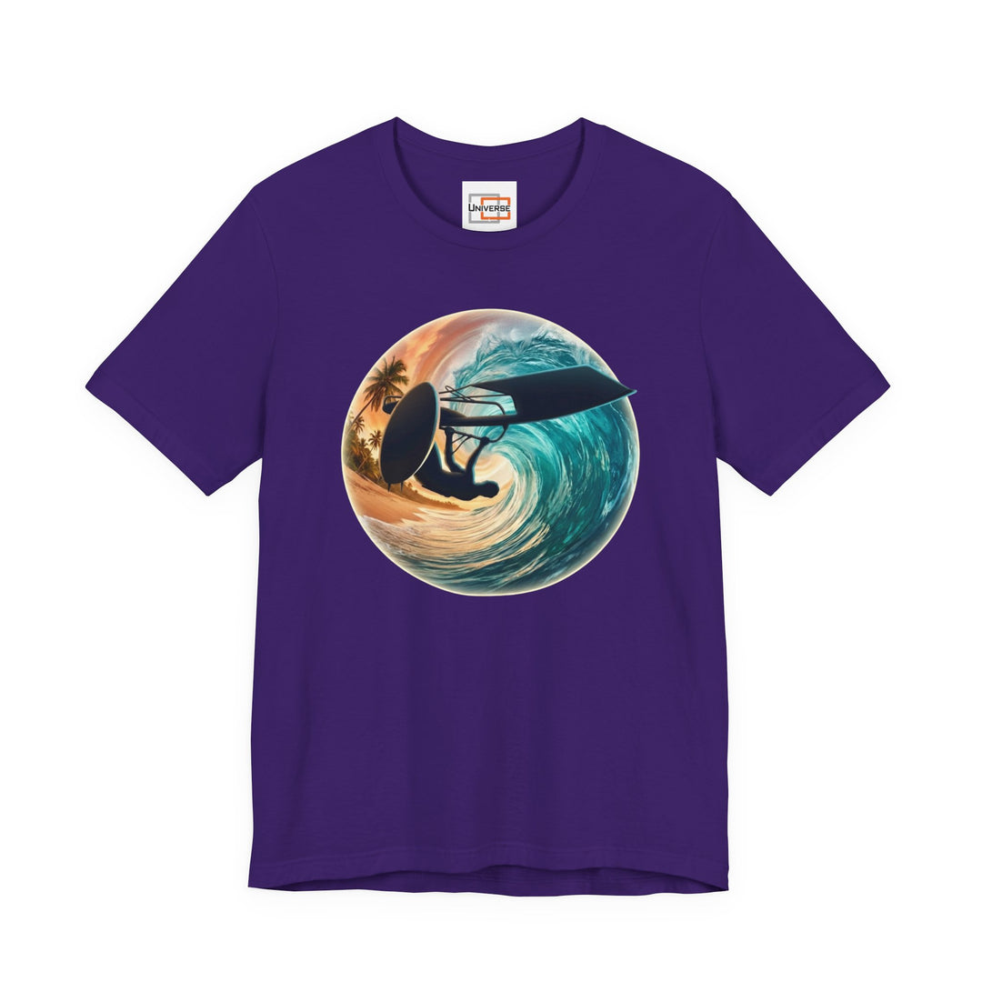 Windsurfer Wave Vortex — Unisex Graphic Tee | Universe