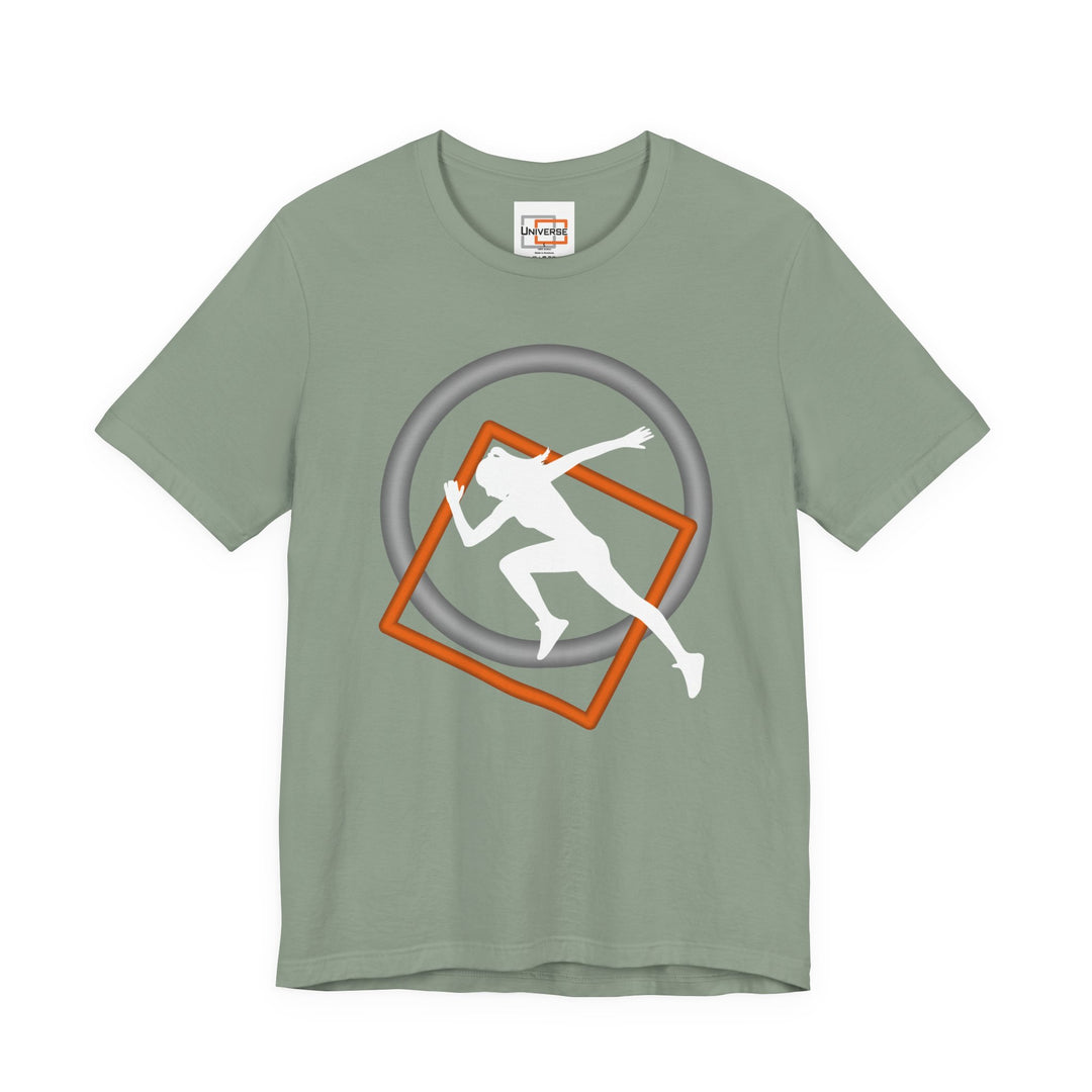 Minimal Sprinter Dark — Unisex Graphic Tee | Universe