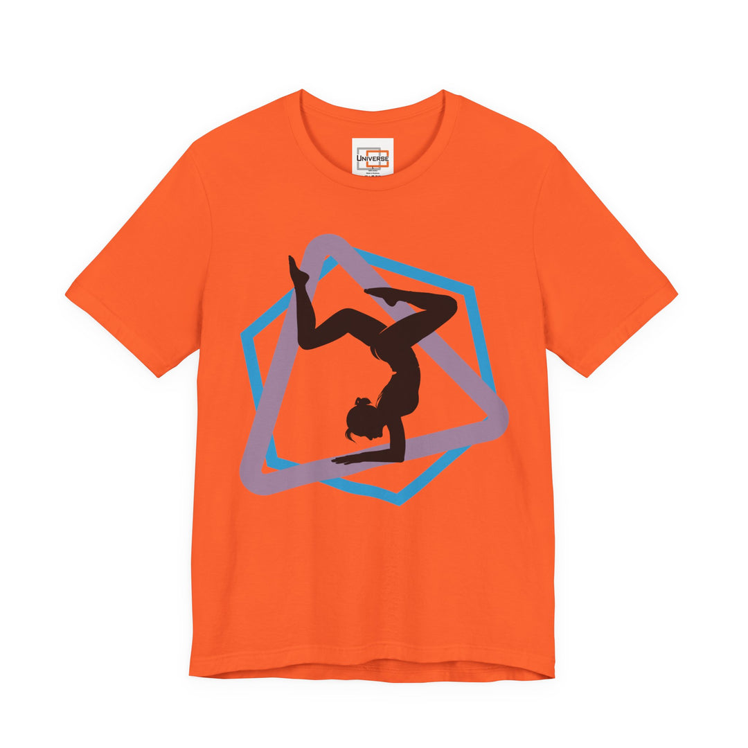 Minimal Yoga Light — Unisex Graphic Tee | Universe