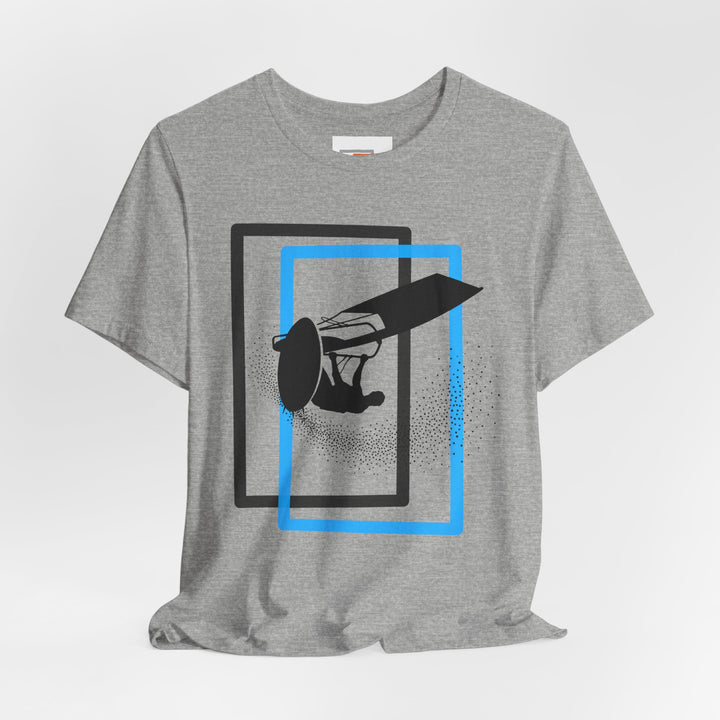 Minimal Windsurfer Light — Unisex Graphic Tee | Universe